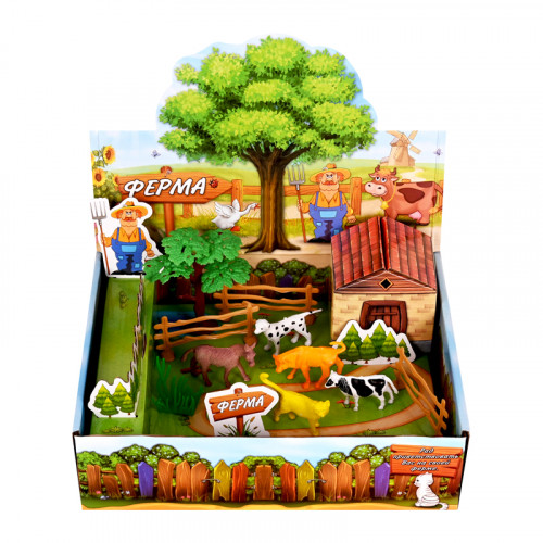 3D Ферма в кутия с животни