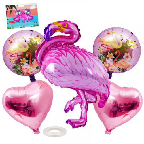 Луксозен к-кт балони "Фламинго" 