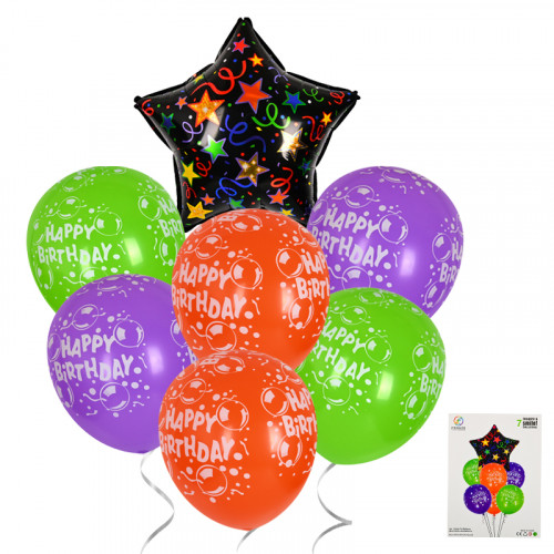 Комплект Балони "Happy Birthday" /7 броя/