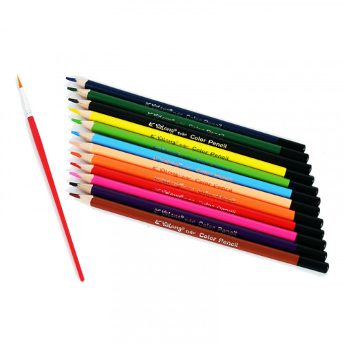 Акварелни цветни моливи /12 цвята/