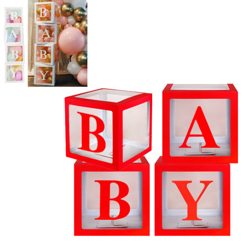 Комплект 4 кути за балони "BABY" 