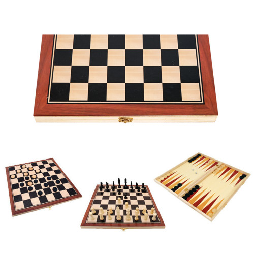 Игра 3 в 1 /шах, табла и дама/.  86290-1-1